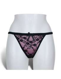 Underwear Thong Lace Overlaid Various Colors 176039