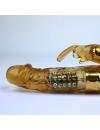 Vibrador Rabbit US Gold Lover 23 cm,210026