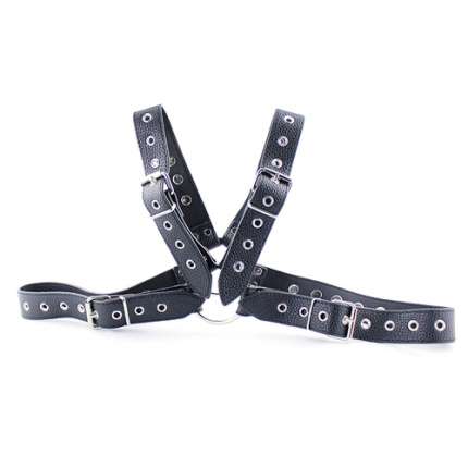 Harness Peito Couro Lichee,111018