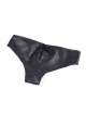 Underwear Man Synthetic Leather Ties Black 339022