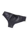 Underwear Man Synthetic Leather Ties Black 339022