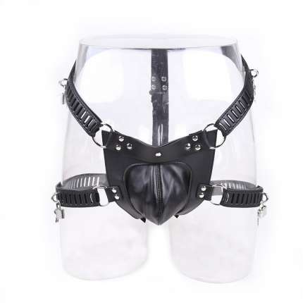 Underwear Man Chastity Synthetic Leather 339024