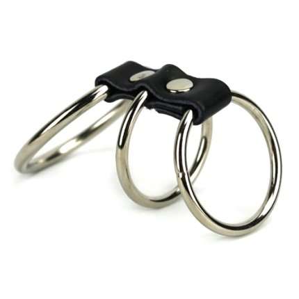 Cockring Triple Harness Metal 130050