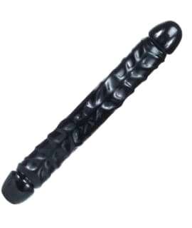 Double Dildo JR Veined Double Header Black 30 cm DD