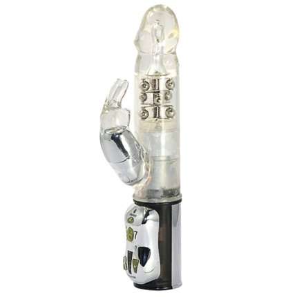 Vibrator Rabbit Platinum Rampant Transparent 25 cm 210039