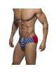 Sunga Addicted Stars Brief Azul Marinho,500108