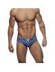 Sunga Addicted Stars Brief Azul Marinho,500108