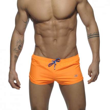 Calção de Banho Addicted Basic Mini Short Laranja,500119