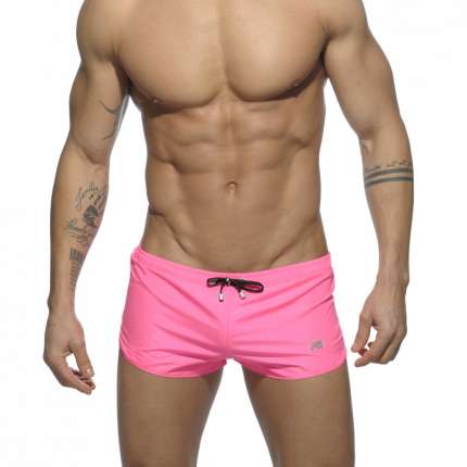 Calção de Banho Addicted Basic Mini Short Rosa,500120