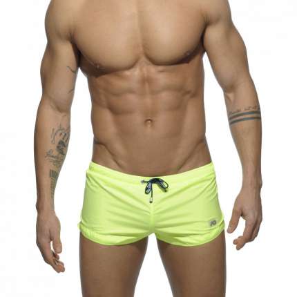 Calção de Banho Addicted Basic Mini Short Verde Limão,500121