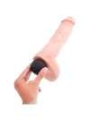 Dildo with Ejaculation and Testicles King Cock Squirting Cock with Balls Beige 20 cm 234004