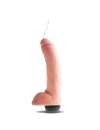 Dildo com Ejaculação e Testículos King Cock Squirting Cock with Balls Bege 18 cm,234005