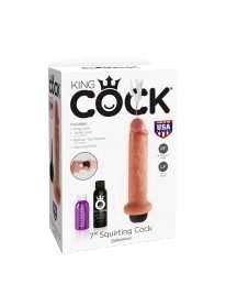 Dildo com Ejaculação King Cock Squirting Cock Branco 18 cm,234006