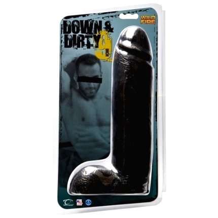 Dildo Wildfire Down & Dirty Black 22 cm 234008