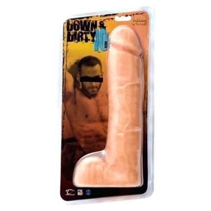 Dildo Wildfire Down & Dirty Bege 24 cm,234009