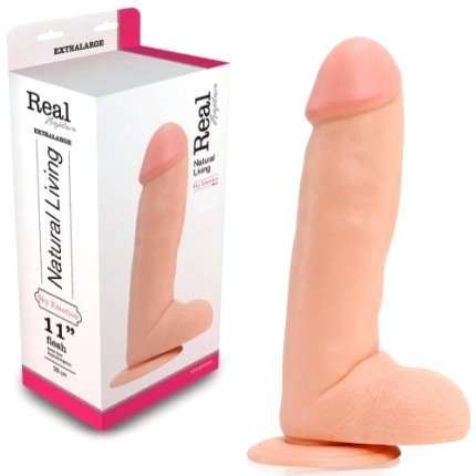 Dildo Realistic Real Rapture Sky Emotion White 28 cm 234015