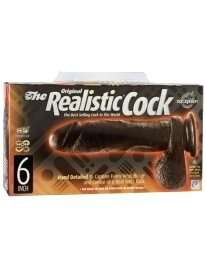 Dildo Realistic The Realistic Cock Black 17 cm 234016