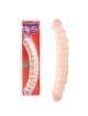 Double Dildo Racing Hard-Ons-White 30 cm 224005