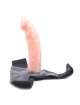 Strap-on com Dildo Oco Bege18 cm,150015