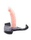 Strap-on com Dildo Oco Bege18 cm,150015