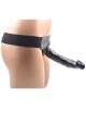 Strap-on com Dildo Preto Hollow 18 cm,150016