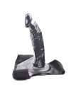 Strap-on com Dildo Preto Hollow 18 cm,150016