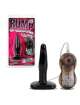 Anal Plug with Vibration Rump Shakers Black 10 cm 242006