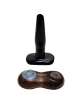 Anal Plug with Vibration Rump Shakers Black 10 cm 242006