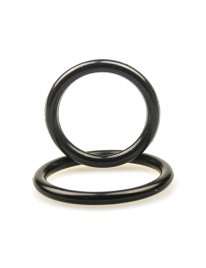 2 x Cockrings Silicone Preto,130060