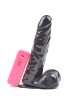 Dildo Realistic Dildo with suction Cup Black 18 cm 218011