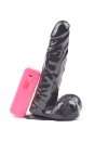 Dildo Realistic Dildo with suction Cup Black 18 cm 218011