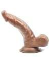 Dildo Being with Testicles Brown 16.5 cm 234027