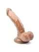 Dildo Being with Testicles Brown 16.5 cm 234027