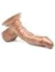 Dildo Being with Testicles Brown 16.5 cm 234027