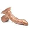 Dildo Being with Testicles Brown 16.5 cm 234027