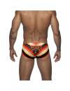 Swimwear Addicted Woof Digital Brief Orange 500135