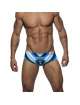 Sunga Addicted Woof Digital Brief Azul Marinho,500136