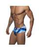 Sunga Addicted Woof Digital Brief Azul Marinho,500136