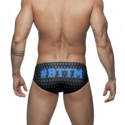 Sunga Addicted Bottom Brief Azul Marinho,500142