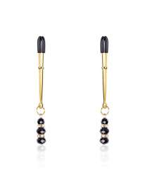 Pinças para Mamilos com Diamante Dourado e Preto,337027