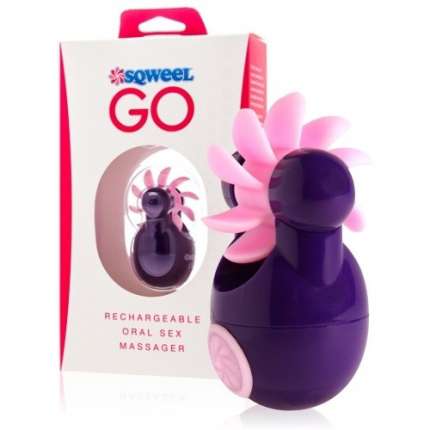 Simulador de Sexo Oral Sqweel Go Roxo USB,212021