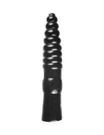 Dildo All Black Forma Espiral 33 cm,234029