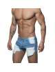 Shorts Addicted Mini Jeans Holes Blue 500159