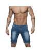 Shorts Addicted Zippers Denim Shorts Blue 500160