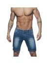 Shorts Addicted Zippers Denim Shorts Blue 500160