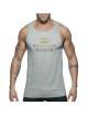 Sleeve Armhole Addicted High Class Hooker Tank Top Gray 500163