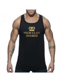 Manga Cava Addicted High Class Hooker Tank Top Preto,500164