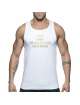 Manga Cava Addicted High Class Hooker Tank Top Branco,500167