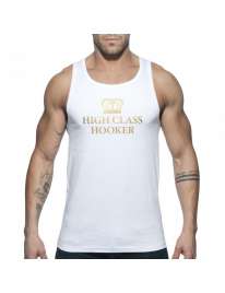 Manga Cava Addicted High Class Hooker Tank Top Branco,500167