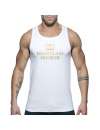 Manga Cava Addicted High Class Hooker Tank Top Branco,500167